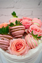 Load image into Gallery viewer, Flower and Strawberry Chocolate