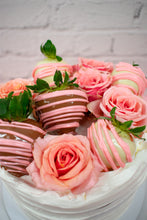 Load image into Gallery viewer, Flower and Strawberry Chocolate