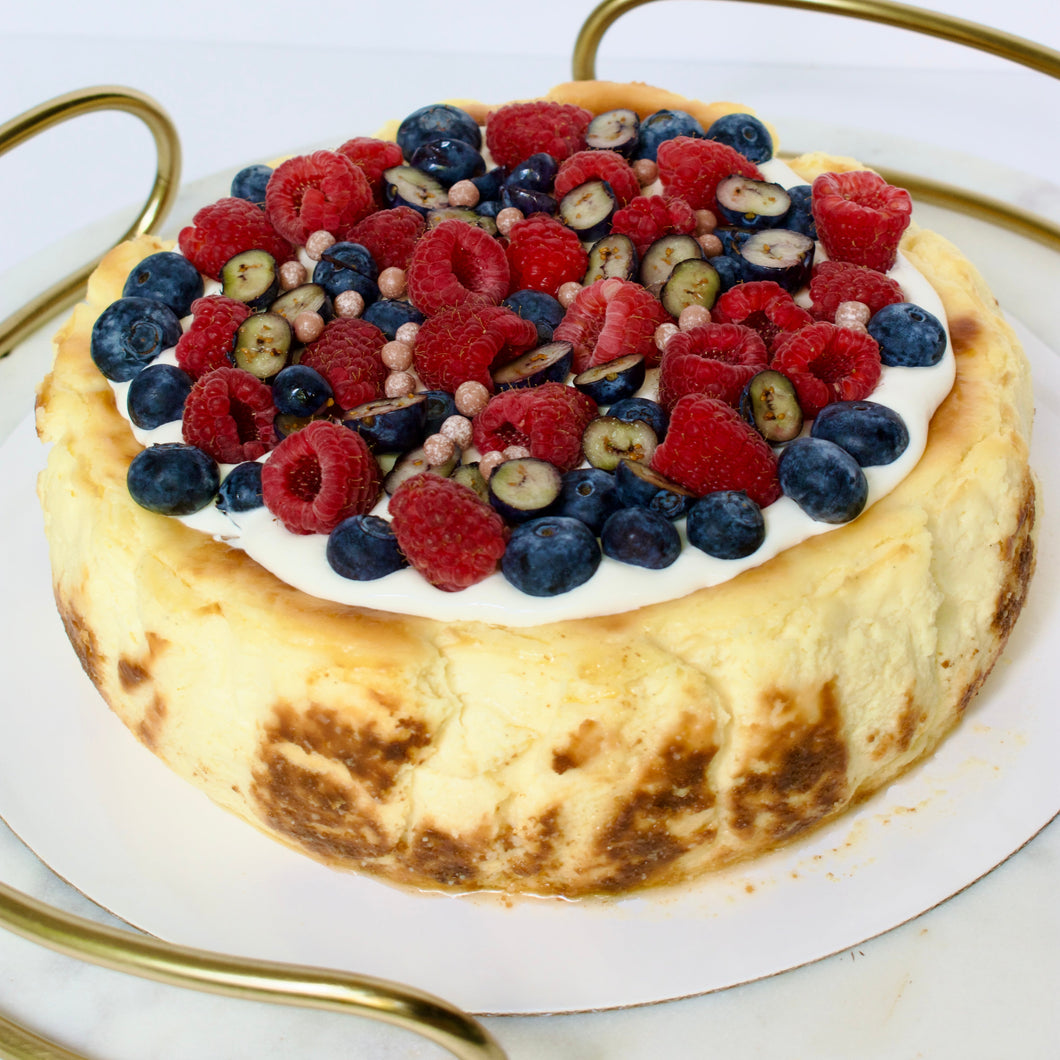 Berries Basque Burnt Cheesecake