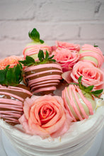 Load image into Gallery viewer, Flower and Strawberry Chocolate
